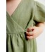 Платье детское Крошка Я Linen, р. 68-74, зеленый