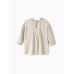 Платье Крошка Я Linen, рост 92-98 см, бежевое