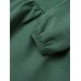 Платье с воротничком Крошка Я Linen, 74-80, зеленый