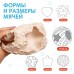 Развивающий тактильный мячик-сортер 2 в 1 Крошка Я, с пищалкой, 5 шт.