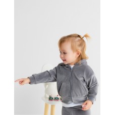 Толстовка Крошка Я Plushy, р. 92-98, серый
