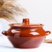 Жаровня Кунгурская керамика «Стандарт», 3 л, с ручками, керамика, коричневая
