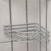 Полка угловая 4-х ярусная, 27×21×69 см, хром