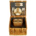 Корзина для пикника maclay, плетёная, 2 персоны, 33х33х20 см, лоза