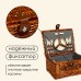 Корзина для пикника maclay, плетёная, 2 персоны, 38х28х28 см, лоза