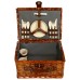 Корзина для пикника maclay, плетёная, 2 персоны, 38х28х28 см, лоза