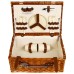 Корзина для пикника maclay, плетёная, 2 персоны, 41х27х18 см, лоза