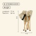 Кресло складное maclay, 65 х 58 х 66 см, до 120 кг, цвет бежевый