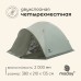 Палатка туристическая, трекинговая maclay KATUN, 4-местная, с тамбуром