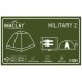 Палатка туристическая, трекинговая maclay MILITARY 2, 2-местная