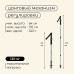 Палки трекинговые maclay Alu 100, телескопические, 2 шт.