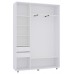 Шкаф-купе PRIME, 160х45х230 Белый с зеркалом 