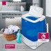 Стиральная машина Мастерица WM-0102, 175 Вт, V=23 л, загрузка белья 2 кг, цвет бака синий
