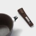 Ковш «Гранит Brown», 1,7 л, съёмная ручка, стеклянная крышка, антипригарное покрытие, цвет коричневый