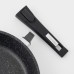 Сковорода «Гранит Black» Induction Pro, d=26 см, съёмная ручка, антипригарное покрытие, индукция, чёрный