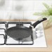 Сковорода блинная «Гранит Black» Induction Pro, d=22 см, пластиковая ручка, антипригарное покрытие, цвет чёрный