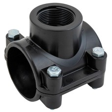 Седелка ПНД компрессионная ВР 160*2" внутренняя резьба