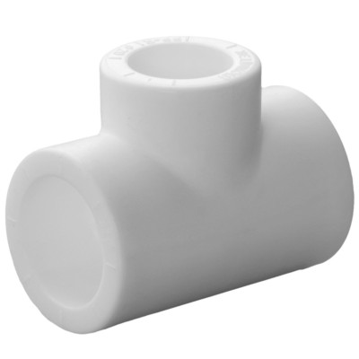 Тройник переходной полипропиленовый PPRC 32х25х32, белый