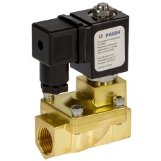 Клапан электромагнитный нормально закрытый РИДАН EV225WR, G 1/4, Ду 3 мм, PTFE, норм.закр.