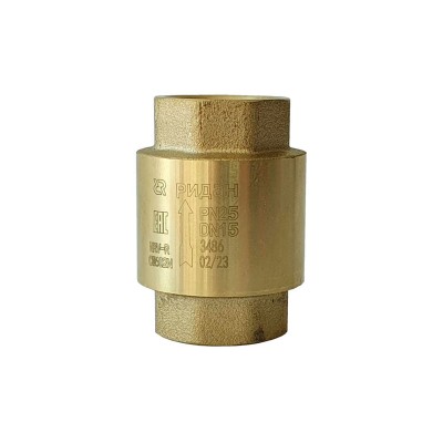 Клапан обратный латунный РИДАН NRV-R DN20 PN25