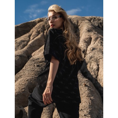 Футболка РОСКОСМОС х ONLYTOP, р. XS, цвет чёрный