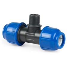 Тройник компрессионный НР d 25x3/4quot; PN16, РТП