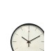 Часы настенные, интерьерные, бесшумные, d-19.5 см, черные