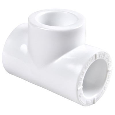 Тройник полипропиленовый PPRC 50х50х50, РВК, белый