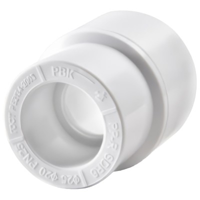 Муфта переходная полипропиленовая PPRC 25х20, РВК, белая