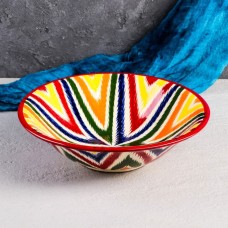 Супница Риштанская Керамика «Атлас», 2 л, d=28 см, керамика, разноцветная