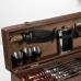 Набор с шампурами подарочный «Элит-X» №7, в коробке из эко-кожи