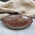 Тарелка Риштанская Керамика «Узоры», d=15 см, керамика, коричневая