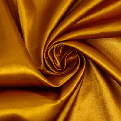 Лоскут сатина, цвет золотой, 100 × 150см, 100% п/э