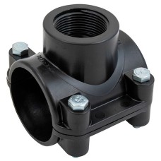 Седелка ПНД компрессионная ВР 63*1 1/4" внутренняя резьба (ТПК-АКВА)