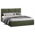  Стелла Кровать с ПМ Тип 1 (1600) и заглушиной Микровелюр Jercy Deep Green