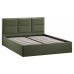  Стелла Кровать с ПМ Тип 1 (1600) и заглушиной Микровелюр Jercy Deep Green