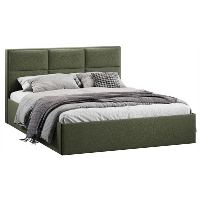  Стелла Кровать c подъемным механизмом (1600) Тип 1 Микровелюр Jercy Deep Green
