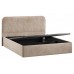  Тиффани Кровать с ПМ Тип 1 (1600) и заглушиной Микровелюр Wellmart Dark Beige