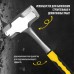 Кувалда ТУНДРА ПРОФИ, цельнокованая, двухкомпонентная рукоятка, 1 кг