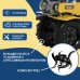 Мотоблок ТУНДРА, 7 л.с., чугунный редуктор, скорости 2/1, колеса 4.00-10