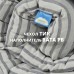 Матрас ватный 160х200 см, высота 7 см, чехол тик, МИКС