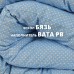 Матрас ватный 80х190 см, высота 7 см, чехол бязь, МИКС