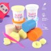 Тесто для лепки BabyDough, набор 4 цвета (белый, оранжевый, нежно-желтый, нежно-голубой)