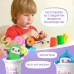 Тесто для лепки BabyDough, набор 4 цвета (белый, оранжевый, нежно-желтый, нежно-голубой)
