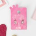 Серьги-клипсы детские «Выбражулька» сердце, цвет бежево-коричневый
