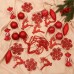 Ёлочные игрушки, пластик, набор 27 шт 