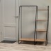 Гардеробная система с полками «Скандинавия 1», 110×38,5×147 см, чёрная