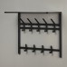 Вешалка с полкой 2-х ярусная «Торонто 22», 67×27×58,5 см, цвет графит