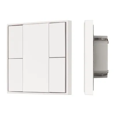Кнопочная панель Arlight KNX-301-22-4-SH-IN White BUS, Frame 037722