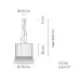 Подвесной светильник Axo Light SP SKR 070 Black/White
